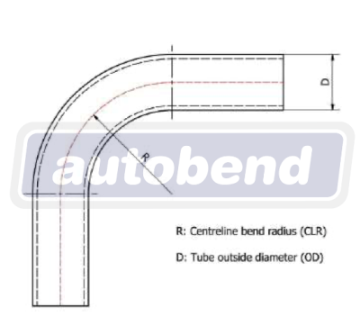 88.9mm OD - 90 degree - 133mm CLR- Aliclad Mandrel Bend