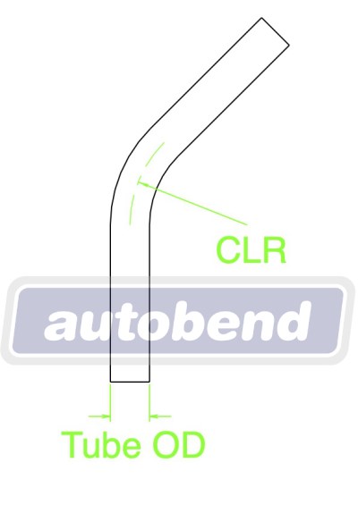 152mm OD - 45 degree - 228mm CLR - Aliclad Mandrel Bend