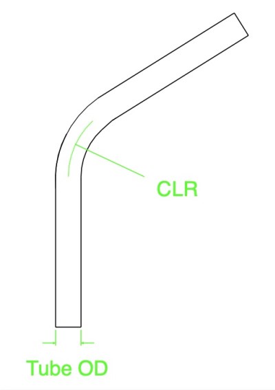 127mm OD - 60 degree - 190mm CLR - Aliclad Mandrel Bend