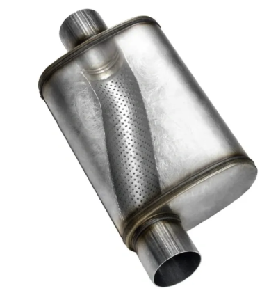 Stainless Performance Muffler 57mm In / Out Offset / Centre