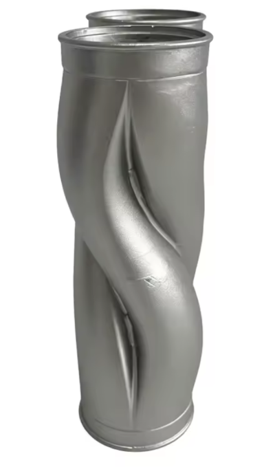 76.2mm (3") Cast 304 Stainless Z Pipe