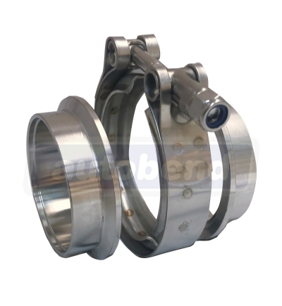 Stainless V band clamp set 38mm (1.5 inch)