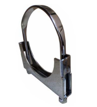 C33 - 130mm (5 1/8") Flat Back Exhaust Clamp