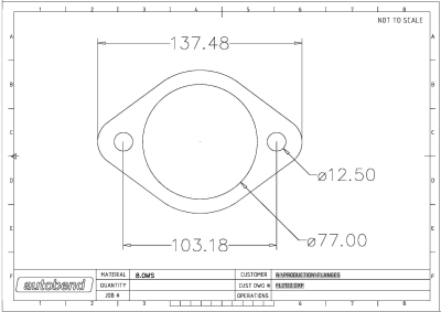 2 Bolt 76mm Centre Hole 103mm PCD