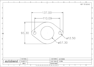 2 Bolt 63mm Centre Hole 110mm PCD