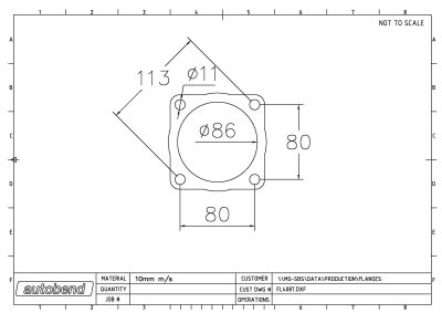 4 Bolt 86mm Centre Hole 113mm PCD