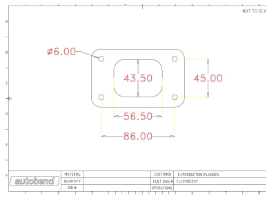 T3 TURBO ENTRY FLANGE