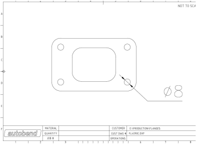 T3 TURBO ENTRY FLANGE