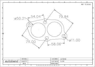 51MM DUAL 4 BOLT FLANGE
