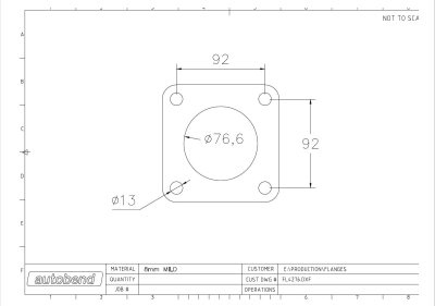 4 Bolt 76mm Centre Hole 130 PCD