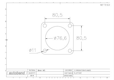 4 Bolt 76mm Centre Hole 114 PCD