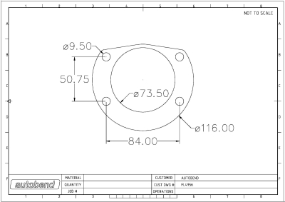 FORD 9 INCH DIFF FLANGE