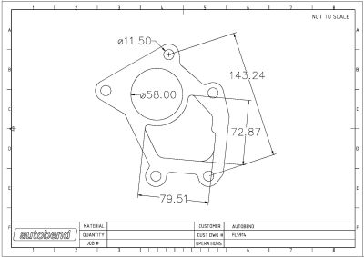 IHI Turbo Exit flange