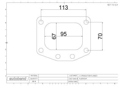 SCANIA 16L turbo entry flange