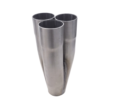 Tube collector 3 x 44mm Stainless Steel