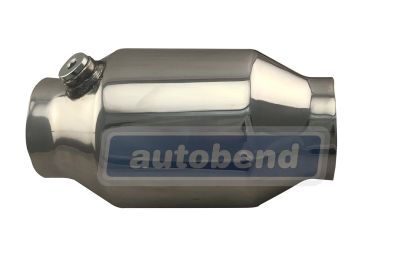 Catalytic Converter -High Flow 76.2mm Inlet / Outlet