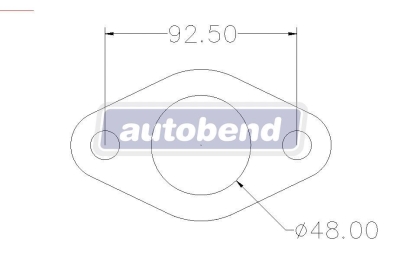 2 Bolt 47mm Centre Hole 92mm PCD