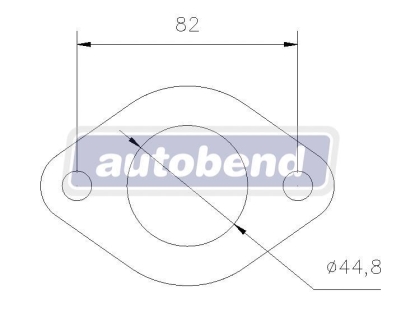 2 Bolt 45mm Centre Hole 82mm PCD