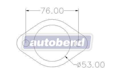 2 Bolt 54mm Centre Hole 76mm PCD