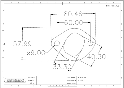 BMW 2 BOLT FLANGE