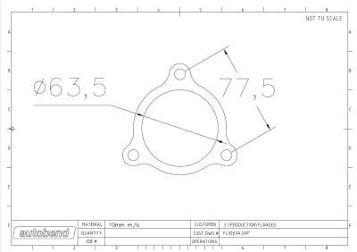 3 Bolt 64mm Centre Hole 89mm PCD