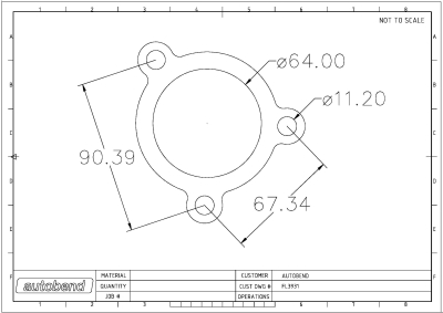 Toyota Land Crusier 200 series 4.5 V8 T/T Diesel Flange