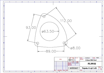 Toyota 1JZ / 2JZ Turbo Flange