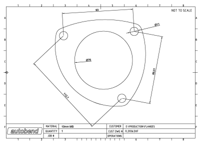 TOYO VEROSSA 2001-06 DUMP HOUSING FLANGE