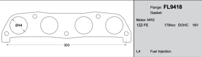 Toyota MR2 1ZZ-FE 1794cc DOHC 16V