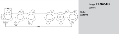 Toyota 2JZ-GTE Header Flange