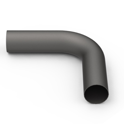 88.9mm OD - 90 degree -  133mm CLR - Aluminium Mandrel Bend