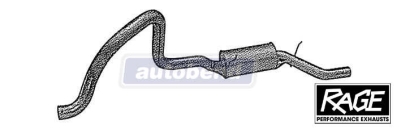 Ford Falcon EA - AU 3.9L / 4.0L 63mm Rear Muffler assembly