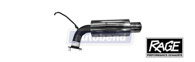 Mitsubishi Evo 9 63mm Stainless Rear Muffler