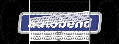 Oval Glass Packed 300 x 100 x 500mm Long Twin 57mm Offset /