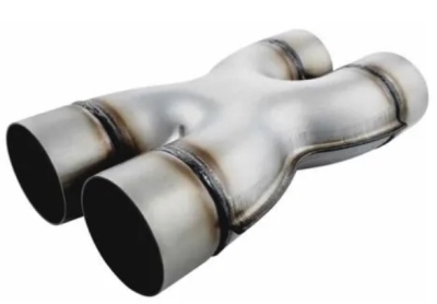 63.5mm Pressed X Collector - 409 Stainless