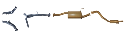 Toyota Prado 95 Series 1996 - 2003 63mm system with Headers