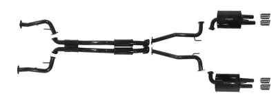 Commodore VF / VF2 / Maloo V8 Ute Dual 76mm Cat Back System