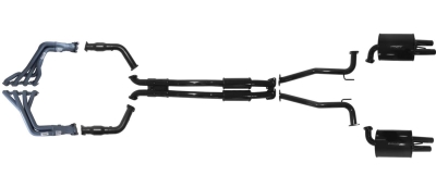 HSV VF Maloo Ute Twin 63mm System - Tuned headers