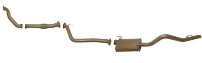 Isuzu D-MAX 3L 2010 - 2012 Single 76mm with Muffler Kit