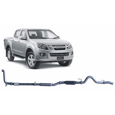 Isuzu D-Max 2012 - 2016 3.0L Turbo 76mm Turbo Back System