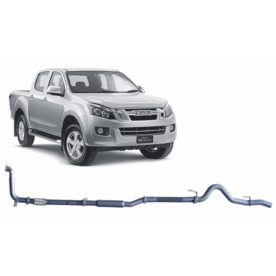 Isuzu D-Max 2012 - 2016 3.0L Turbo 76mm Turbo Back System