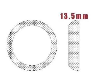 Mesh Cone Gasket 45mm ID x 59mm OD