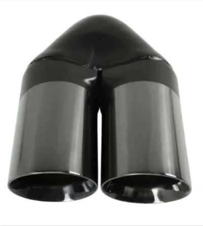 Stainless Black Chrome Tip - Dual Angle 2 x 886mm OD