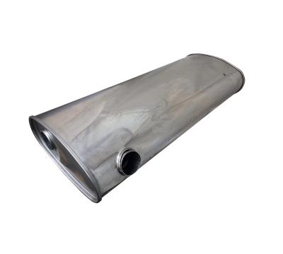 Oval Oval Triple Flow Muffler - East / West LHS 51mm