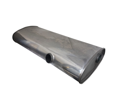 Oval Oval Triple Flow Muffler - East / West LHS 51mm