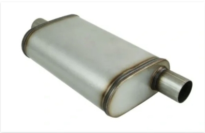Stainless Performance Muffler 57mm In / Out Offset / Centre