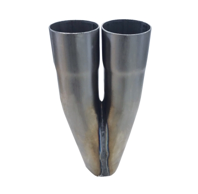 Tube collector 2 x 57mm Mild Steel