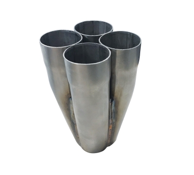 Tube collector 4 x 57mm - Mild Steel