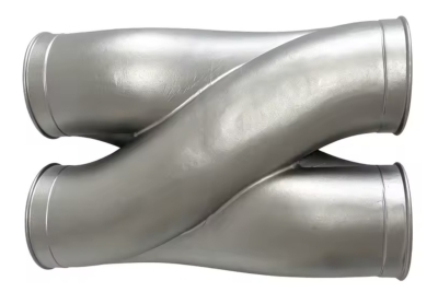 76.2mm (3") Cast 304 Stainless Z Pipe